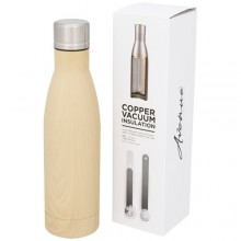  Vasa Kupfer-Vakuum Isolierflasche in Holzoptik, 500 ml