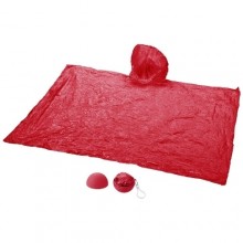  Xina Regenponcho in ballförmiger Hülle mit Schlüsselanhänger