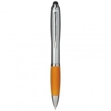  Nash Stylus Kugelschreiber silbern mit farbigem Griff