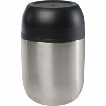 Supo 480 ml doppelwandiger Lunchpot aus recyceltem Edelstahl mit faltbarem Löffel
