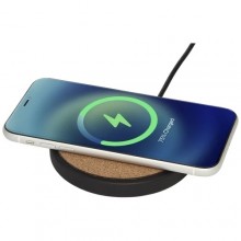  Kivi kabelloses 10 W Ladepad aus Kalkstein/Kork