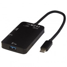  ADAPT Typ-C Multimediaadapter aus Aluminium (USB-A/Typ-C/HDMI)