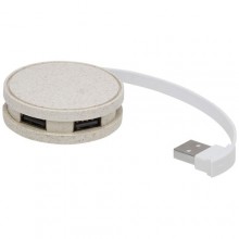  Kenzu Weizenstroh-USB-Hub