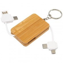  Reel 6-in-1 Ladekabel mit einziehbarem Schlüsselring