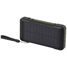  Soldy 10.000 mAh Solardynamo-Powerbank aus recyceltem GRS Kunststoff 