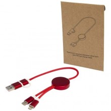  Alasia 30 cm 5-in-1 Kabel aus recyceltem Kunststoff für Datenübertragung und 27W Schnellladung