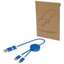  Alasia 30 cm 5-in-1 Kabel aus recyceltem Kunststoff für Datenübertragung und 27W Schnellladung
