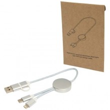  Alasia 30 cm 5-in-1 Kabel aus recyceltem Kunststoff für Datenübertragung und 27W Schnellladung