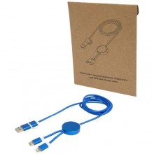  Alasia 150 cm 5-in-1 Kabel aus recyceltem Kunststoff für Datenübertragung und 27W Schnellladung