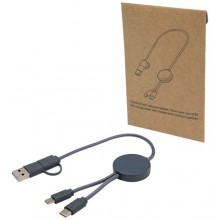  Citala 30 cm 5-in-1 Kabel aus recyceltem Kunststoff für Datenübertragung und 27W Schnellladung