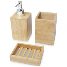  Hedon 3-teiliges Bambus Badezimmer-Set