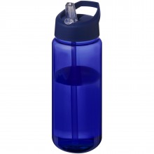 Einwandige Sportflasche aus strapazierfähigem, BPA-freiem Tritan™-Material. Verfügt über einen auslaufsicheren Deckel mit k H2O Active® Octave Tritan™ 600 ml Sportflasche mit Ausgussdeckel