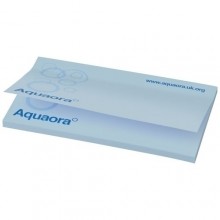 Sticky-Mate® Haftnotizen mit selbstklebendem 80 g/m2 Papier in einer Auswahl von Farben. Ein vollfarbiger Druck ist auf jedem B Sticky-Mate® Haftnotizen 127 x 75 mm