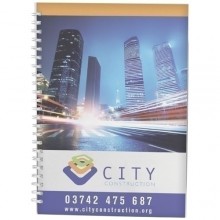 Desk-Mate® A5 Notizbuch mit Kunststoff Cover und Spiralbindung