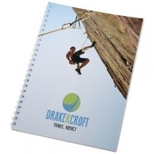 Desk-Mate® A4 Notizbuch mit Spiralbindung