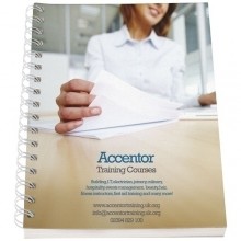  Desk-Mate® A5 Notizbuch mit Kunststoff Cover und Spiralbindung