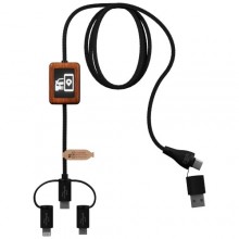  SCX.design C46 5-in-1 CarPlay-Kabel mit Leuchtlogo