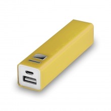 Power Bank 2200 mAh. 1 USB Ausgang. Micro USB Eingang. Kabel Inklusive