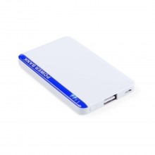 Power Bank 2200 mAh. 1 USB Ausgang. Micro USB Eingang. Kabel Inklusive