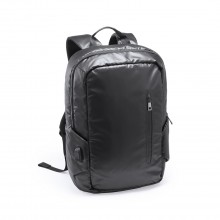 Rucksack USB Anschluss. Gepolsterte Laptoptasche und Tablet. Gepolsterter Rücken und Schultergurte