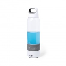 Lautsprecher Trinkflasche 500 ml. Bluetooth Anschluss. Power 3W. USB Wiederaufladbar. Individuelle Präsentation. Kabel Inklusive
