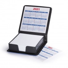 Notizzettelbox Kalender Jahre 2021, 2022. 180 Seiten 7,7 x 7,7 cm