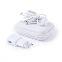 USB Ladegerät Set USB Ladegerät 1000 mA. Kabel Inklusive Anschluss Micro USB, Typ C und Lightning