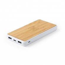 Power Bank Drahtlos. 8000 mAh. 2 USB Ausgänge. Micro USB und Typ C Eingang. Kabel Inklusive