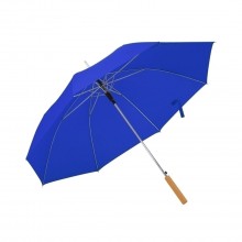 Regenschirm Automatisch. Holz Griff