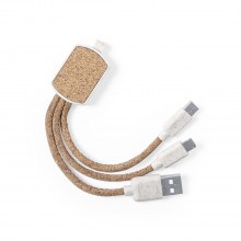 Schlüsselanhänger Ladegerät Anschluss Micro USB, Typ C und Lightning