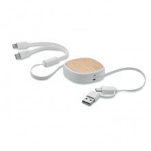 Einziehbares USB-Ladekabel