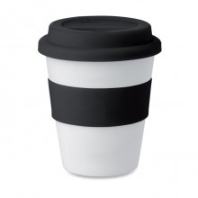 PP Becher mit Silikon-Deckel