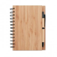 Notizbuch Bambusdeckel