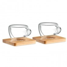 Set mit 2 Espressogläsern