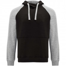  Badet zweifarbiger Kapuzenpullover Unisex