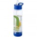 Tutti-frutti ist eine große 740 ml Sportflasche mit einem kleinen Extra. Sie verfügt über einen drehbaren Fruchtsiebbehälter Tutti frutti 740 ml Tritan™ Sportflasche mit Infuser