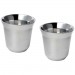  Duo 80 ml RCS-zertifiziertes Espressotassen Set aus Edelstahl 