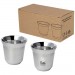  Duo 80 ml RCS-zertifiziertes Espressotassen Set aus Edelstahl 
