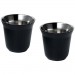  Duo 80 ml RCS-zertifiziertes Espressotassen Set aus Edelstahl 