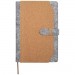  Viviana A5 Notizbuch aus recyceltem Filz und Kork
