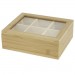 Ocre Teebox aus Bambus