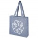  Pheebs 210 g/m² recycelte Tragetasche mit Seitenfalten 13L