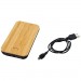  Future 6.000 mAh kabellose Powerbank mit Ladefunktion aus Bambus/Stoff