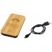  Future 6.000 mAh kabellose Powerbank mit Ladefunktion aus Bambus/Stoff