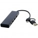  Rise USB 2.0 Hub aus recyceltem RCS Aluminium