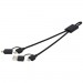  Connect 6-in-1 45W Schnelllade- & Datentransferkabel aus recyceltem RCS Aluminium