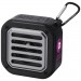  Solo 3W IPX5 Solar Bluetooth®-Lautsprecher aus recyceltem RCS Kunststoff mit Karabinerhaken 