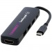 Loop Multimedia-Adapter aus recyceltem RCS Kunststoff USB 2.0-3.0 mit HDMI-Anschluss