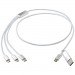  Versatile 5-in-1 Ladekabel aus recyceltem Aluminium