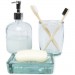  Jabony 3-teiliges Badezimmer-Set aus recyceltem Glas